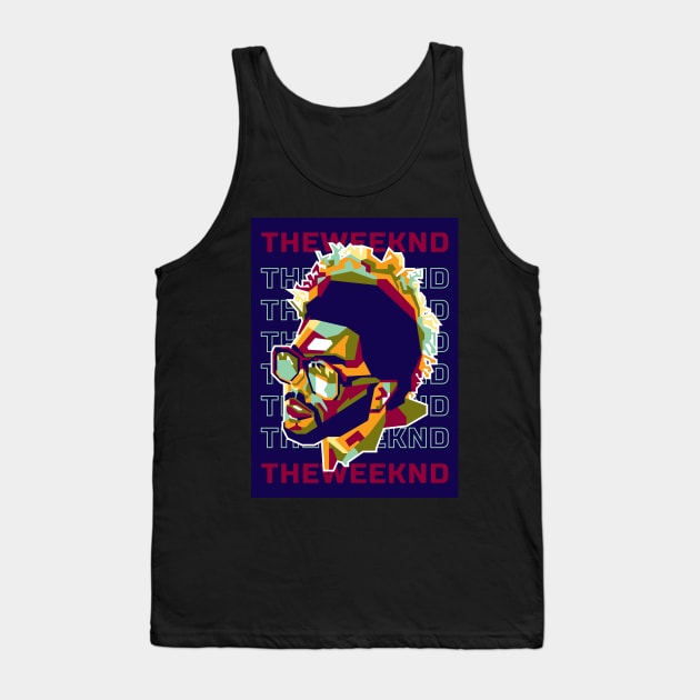 Abstract rapper musician in WPAP Tank Top by smd90